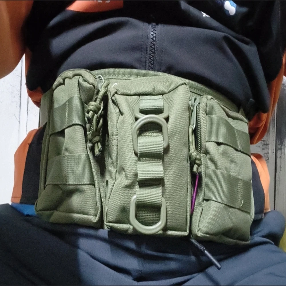 Belt Bag Waterproof Oxford Cloth Men's Waist Bag Hiking Camping Fishing Outdoor Sports Bag Mountaineering Pack EDC Bags
Belt Bag Waterproof Oxford Cloth Men's Waist Bag Hiking Camping Fishing Outdoor Sports Bag Mountaineering Pack EDC Bags