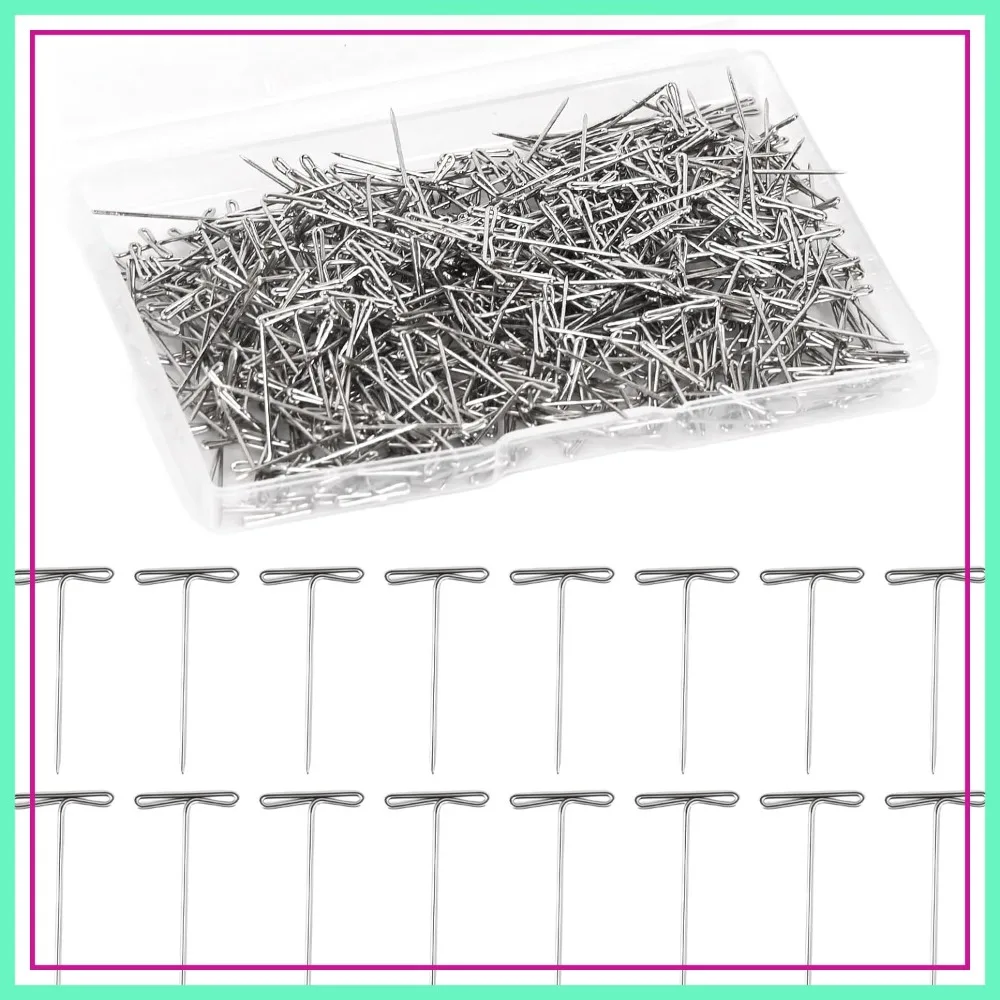 500 Pcs 1 Inch T Pins for Knitting, Sewing, Wig Making, Jewelry Crafting, Quilting, Wall Decor
500 Pcs 1 Inch T Pins for Knitting, Sewing, Wig Making, Jewelry Crafting, Quilting, Wall Decor