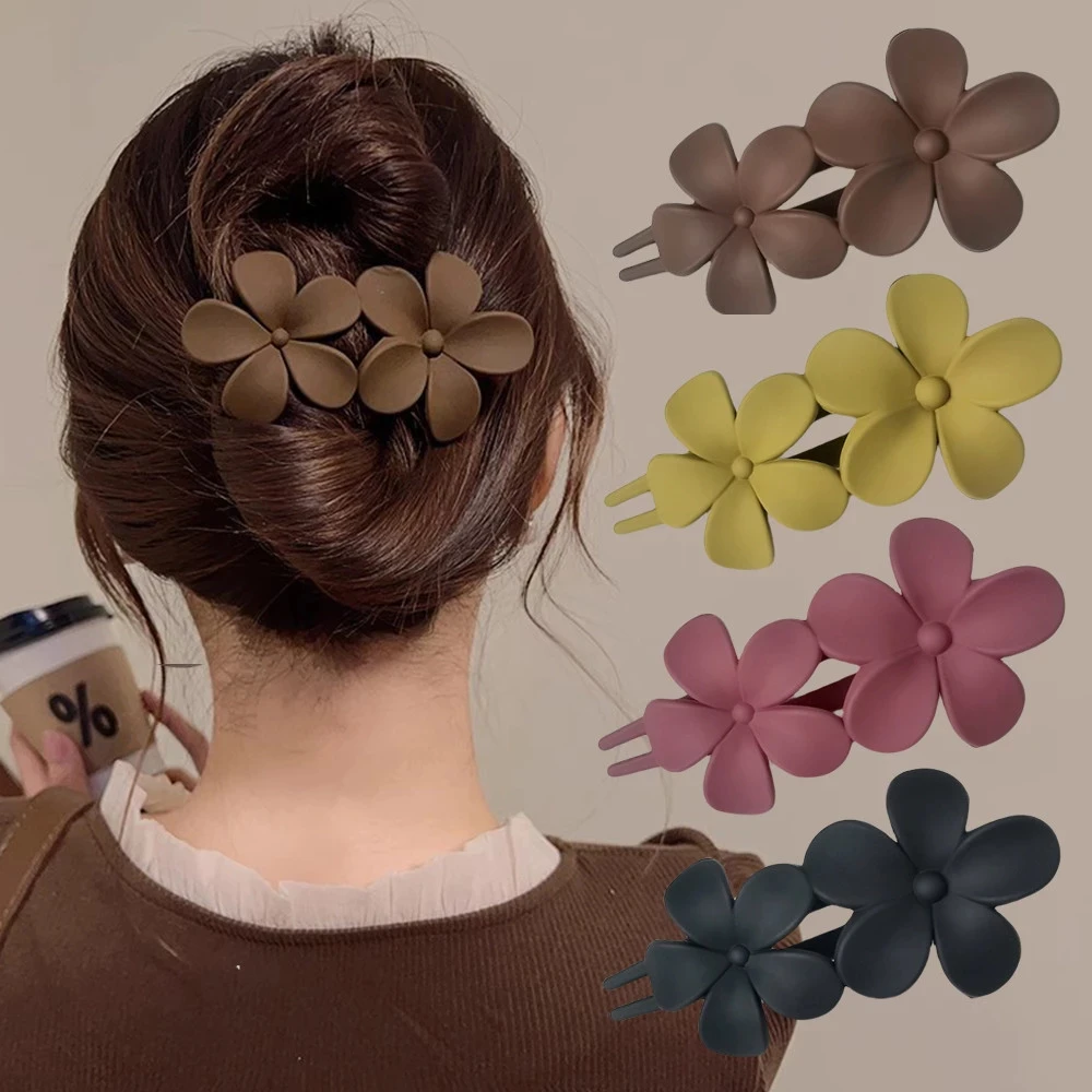 Fashion Flower Hair Clip Headdress Women Summer Hair Clips Back Head Spoon Coiled Hair Hairpin Large Duckbill Clip Ponytail Clip
Fashion Flower Hair Clip Headdress Women Summer Hair Clips Back Head Spoon Coiled Hair Hairpin Large Duckbill Clip Ponytail Clip