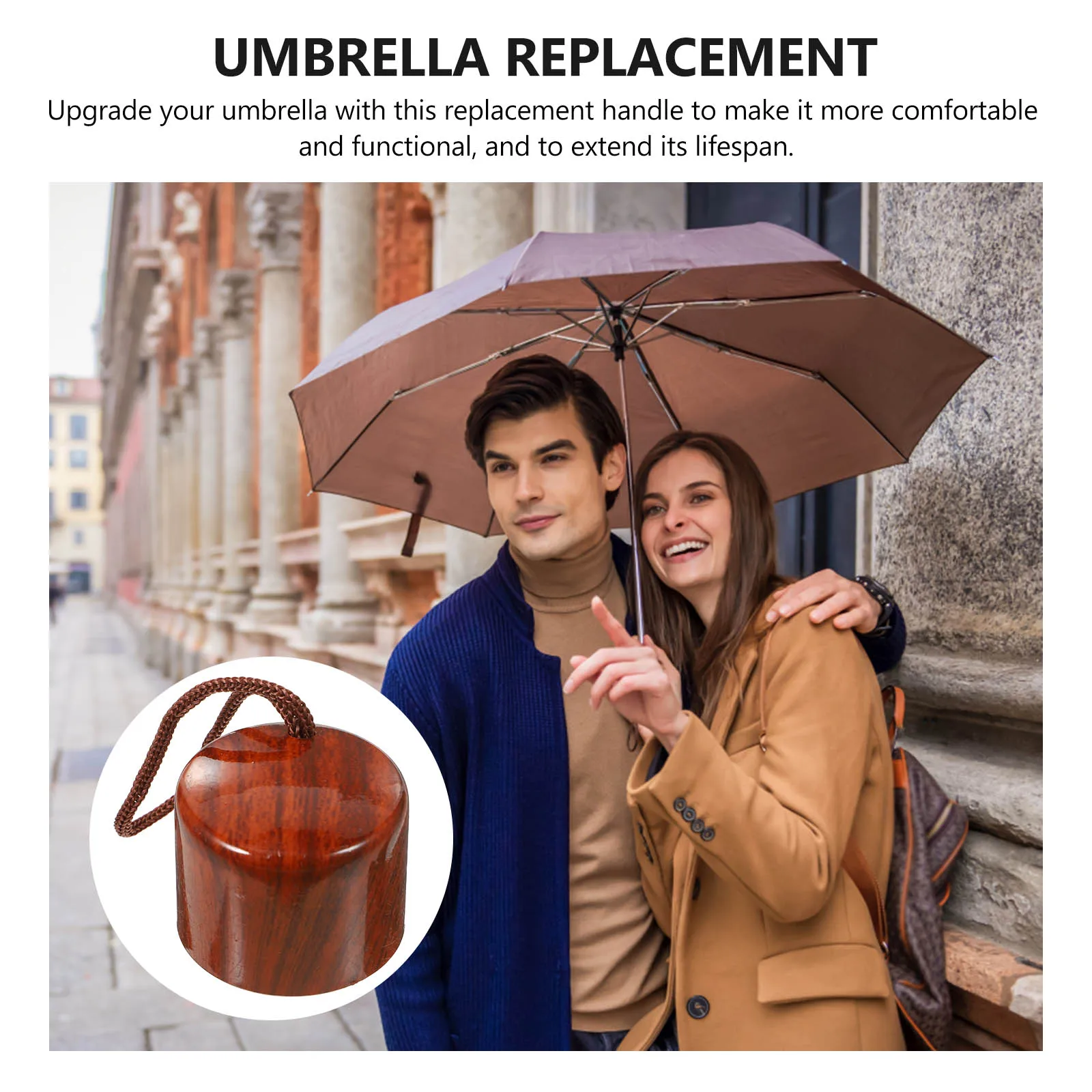 Umbrella Handle Replaceable Grip Replacement for Folding Rain Uv Handles Plastic Compact of
Umbrella Handle Replaceable Grip Replacement for Folding Rain Uv Handles Plastic Compact of