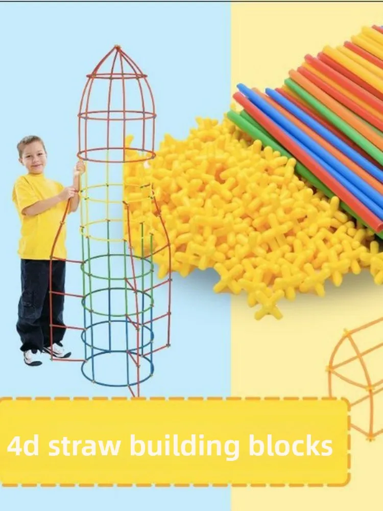 Preschool Building Material Straw Connecting Blocks Toys Educational Children's Teaching Aids Big Class Absorbent Plastic Toys
Preschool Building Material Straw Connecting Blocks Toys Educational Children's Teaching Aids Big Class Absorbent Plastic Toys