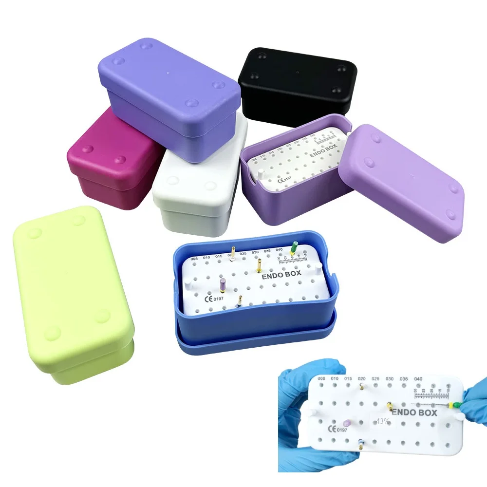 40 Holes Dental Endo Files Box Autoclave Disinfection Sterilizing Storage Case Diamond Burs Drill Holder Stand Organizer Box
40 Holes Dental Endo Files Box Autoclave Disinfection Sterilizing Storage Case Diamond Burs Drill Holder Stand Organizer Box