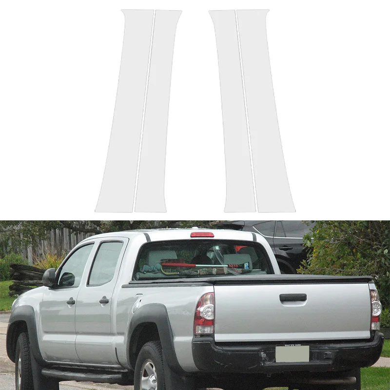 4Pcs Car Door Window Column Pillar Posts Trims Decorative Stickers Exterior Parts For Toyota Tacoma 2005 2006 2007 2008-2015
4Pcs Car Door Window Column Pillar Posts Trims Decorative Stickers Exterior Parts For Toyota Tacoma 2005 2006 2007 2008-2015