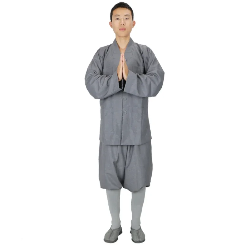 Весенне-осенний костюм буддийского монаха Bhikkhu Bhikkhuni, костюм Шаолинь, униформа для боевых искусств, одежда для кунг-фу, топ, брюки для мужчин и женщин
Весенне-осенний костюм буддийского монаха Bhikkhu Bhikkhuni, костюм Шаолинь, униформа для боевых искусств, одежда для кунг-фу, топ, брюки для мужчин и женщин