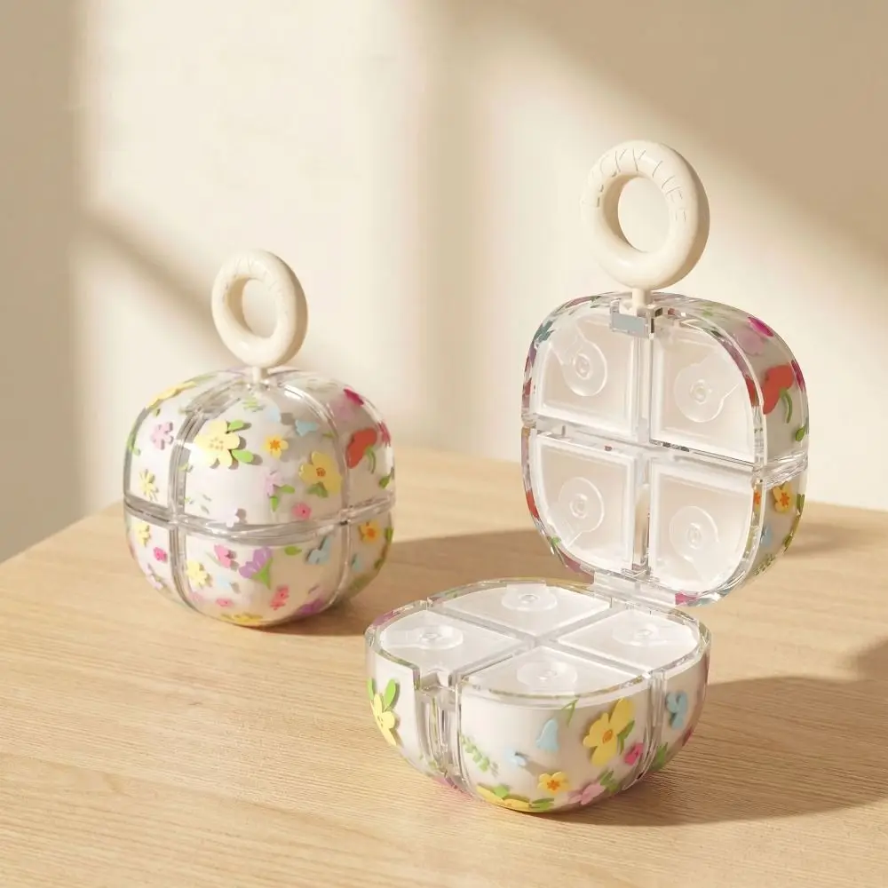 Flower Shaped Magnetic Cube Medicine Box Mini Moisture-proof 8 Compartment Pill Box Sealed with Handle Pill Organizer Travel
Flower Shaped Magnetic Cube Medicine Box Mini Moisture-proof 8 Compartment Pill Box Sealed with Handle Pill Organizer Travel