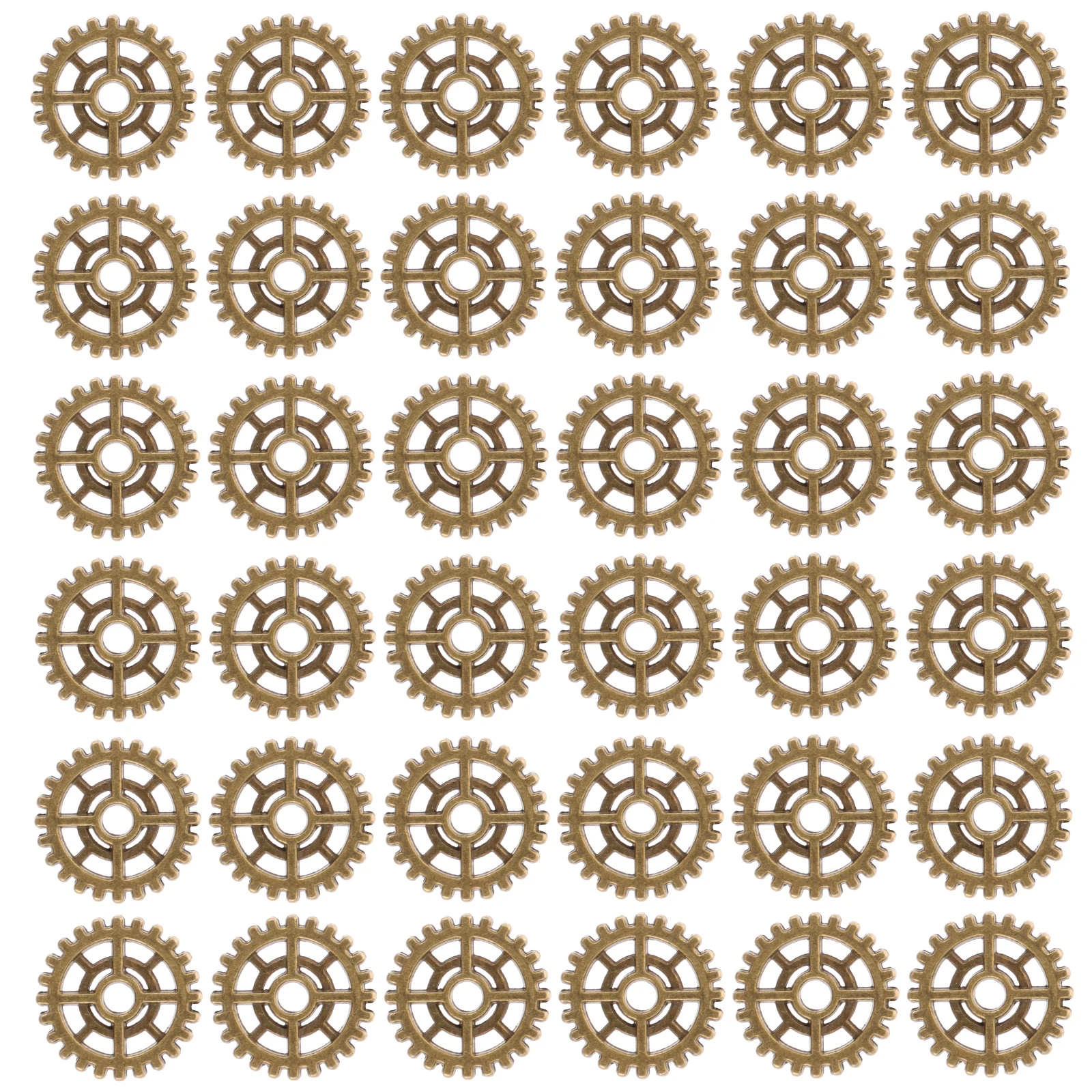50pcs Circular Gear Charms Alloy Retro Vintage Steampunk Accessories Pendant Decor Round Gears For Necklace Crafting Jewelry
50pcs Circular Gear Charms Alloy Retro Vintage Steampunk Accessories Pendant Decor Round Gears For Necklace Crafting Jewelry