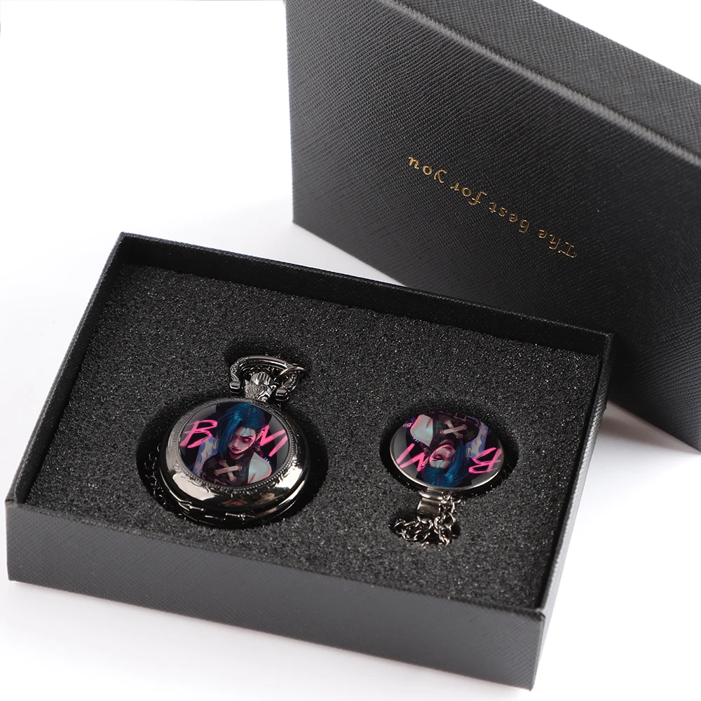 Arcane Jinx Unique Design Quartz Pocket Watches with Necklace Sets for Women Men Watch Pendant Clock Necklace Jewelry Kids Gift
Arcane Jinx Unique Design Quartz Pocket Watches with Necklace Sets for Women Men Watch Pendant Clock Necklace Jewelry Kids Gift