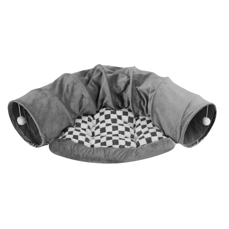 Detachable Washable Cat Nest Tunnel Wholesale Cat Bed Channel for All Seasons Comfortable Soft Material Cat Toys
Detachable Washable Cat Nest Tunnel Wholesale Cat Bed Channel for All Seasons Comfortable Soft Material Cat Toys