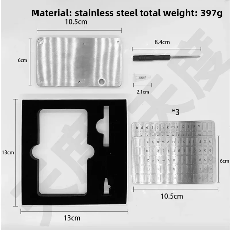 Stainless steel mnemonic phrase steel plate box-mounted digital panel mechanical password book Seed Phrase
Stainless steel mnemonic phrase steel plate box-mounted digital panel mechanical password book Seed Phrase