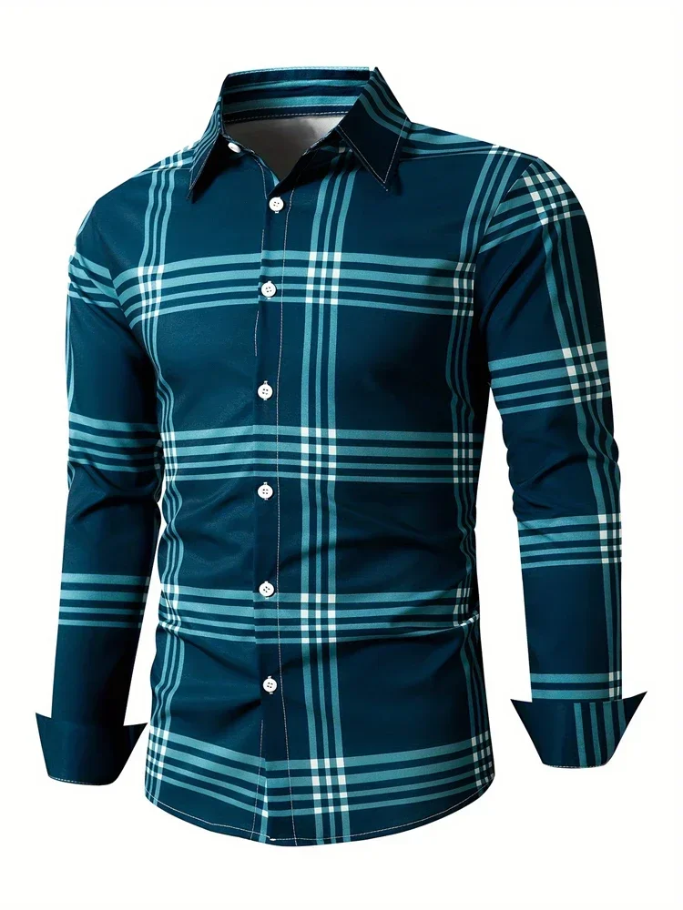 3D Square Stripe Print Men's Long Sleeve Shirt Autumn Button Down Lapel Casual Animal Print Streetwear Daily Wear Top Gift
3D Square Stripe Print Men's Long Sleeve Shirt Autumn Button Down Lapel Casual Animal Print Streetwear Daily Wear Top Gift
