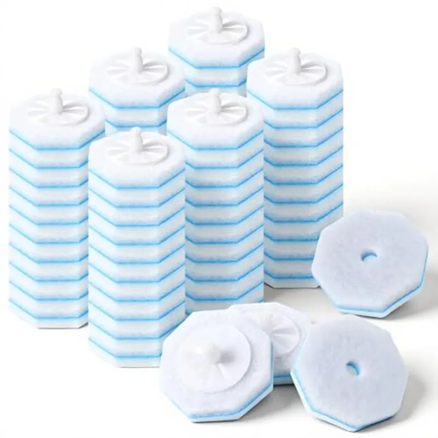 60 Counts Disposable Toilet Wand Refills Compatible with Most Bowl Brush Wand, Disposable Bathroom Toilet Brush Scrubber Heads,
60 Counts Disposable Toilet Wand Refills Compatible with Most Bowl Brush Wand, Disposable Bathroom Toilet Brush Scrubber Heads,
