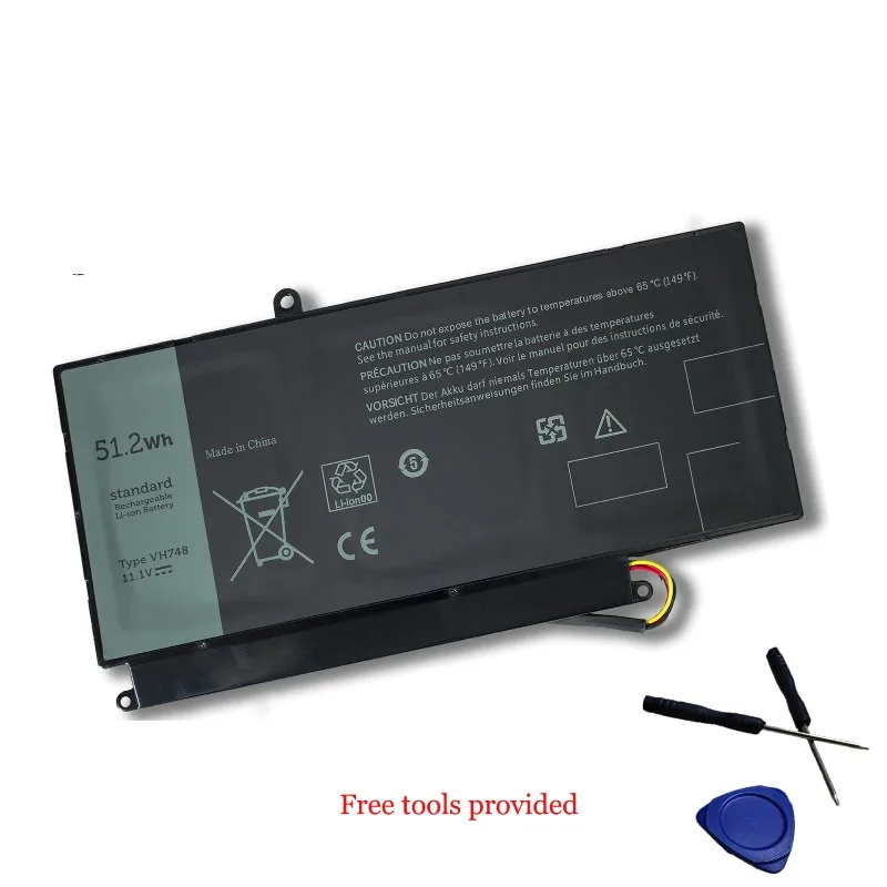 VH748 Laptop Battery For Dell Vostro V5460 V5470 V5560 V5480 Inspiron 14-5439 11.4V 51.2Wh 4613mAh Li-ion Replacement
VH748 Laptop Battery For Dell Vostro V5460 V5470 V5560 V5480 Inspiron 14-5439 11.4V 51.2Wh 4613mAh Li-ion Replacement