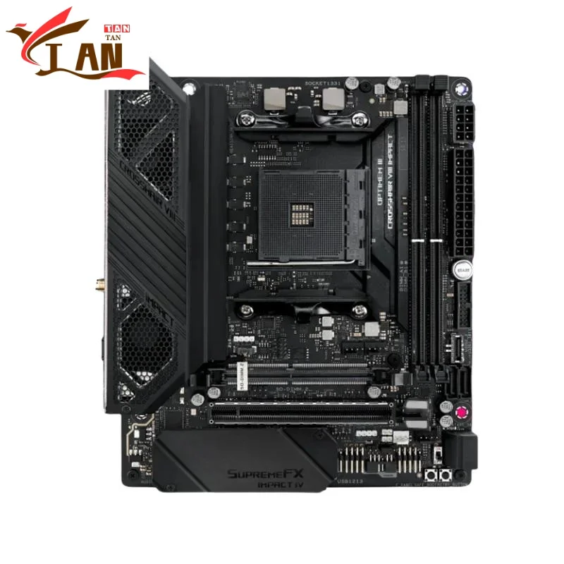 Материнская плата для ROG CROSSHAIR VIII IMPACT 64 ГБ M.2 PCI-E4.0 с разъемом AM4 DDR4 Mini-ITX X570, материнская плата, 100% протестирована, полностью работает TAN
Материнская плата для ROG CROSSHAIR VIII IMPACT 64 ГБ M.2 PCI-E4.0 с разъемом AM4 DDR4 Mini-ITX X570, материнская плата, 100% протестирована, полностью работает TAN