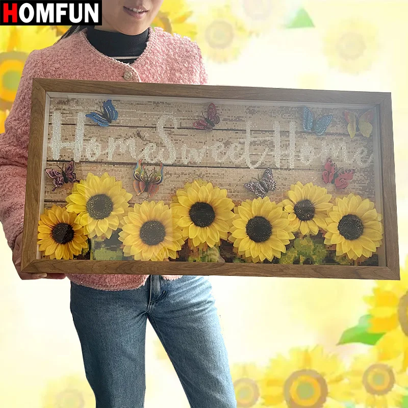 Алмазная живопись HOMFUN 5D «сделай сам», вышивка крестиком в виде цветка подсолнуха особой формы, семейный Декор
Алмазная живопись HOMFUN 5D «сделай сам», вышивка крестиком в виде цветка подсолнуха особой формы, семейный Декор