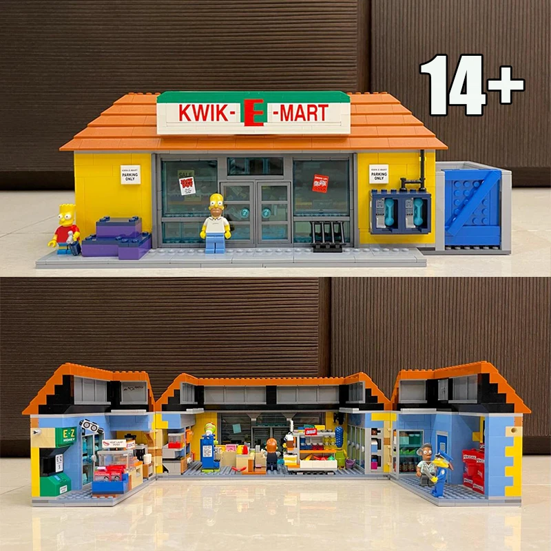 2179 шт. Kwik E Mart магазин Virginia Convenience Simpsoned супермаркет 71016 строительные блоки модель игрушки подарки на день рождения и Рождество
2179 шт. Kwik E Mart магазин Virginia Convenience Simpsoned супермаркет 71016 строительные блоки модель игрушки подарки на день рождения и Рождество