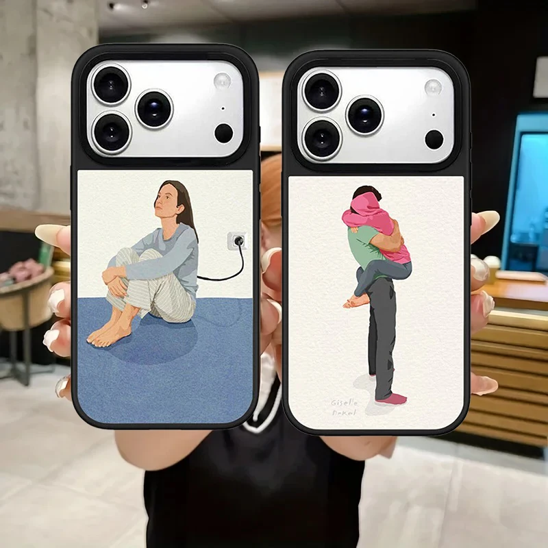 Hug Illustration Mirror Surface Magnetic Phone Case Cover for IPhone 12 13 14 15 16 17 Pro Max Case for IPhone 17 Air
Hug Illustration Mirror Surface Magnetic Phone Case Cover for IPhone 12 13 14 15 16 17 Pro Max Case for IPhone 17 Air