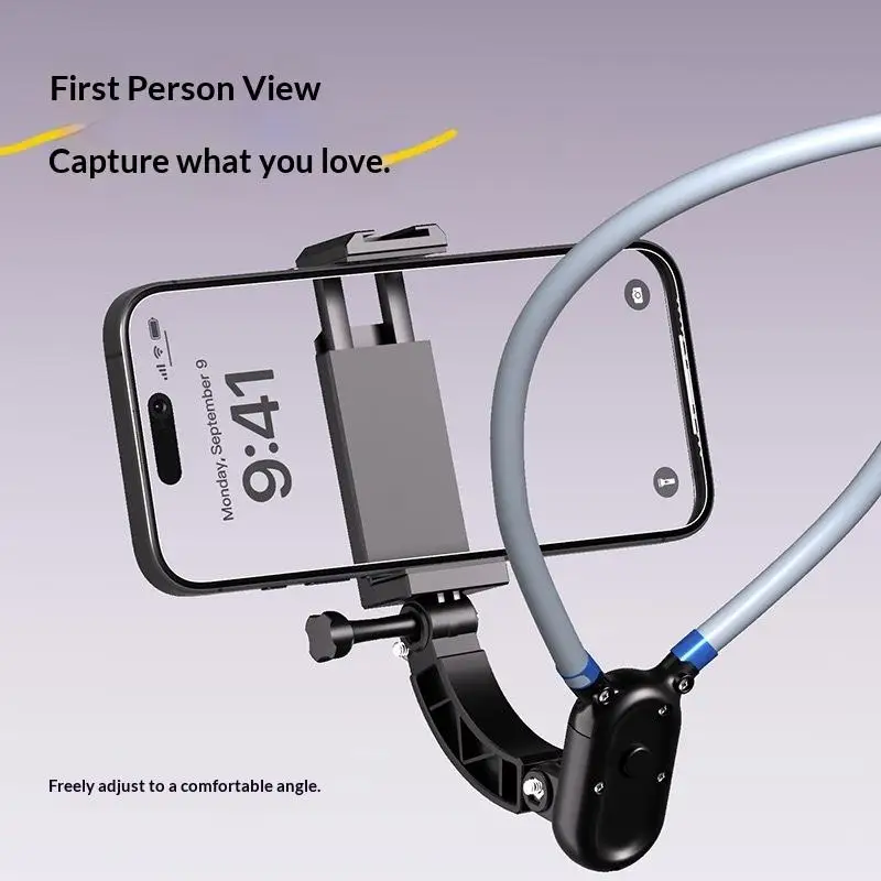 【Y】Hands-Free Neck Mount Phone Clip 180° Rotation Phone Holder For Phone Accessories For Motorcycles, Cars, Bicycles
【Y】Hands-Free Neck Mount Phone Clip 180° Rotation Phone Holder For Phone Accessories For Motorcycles, Cars, Bicycles