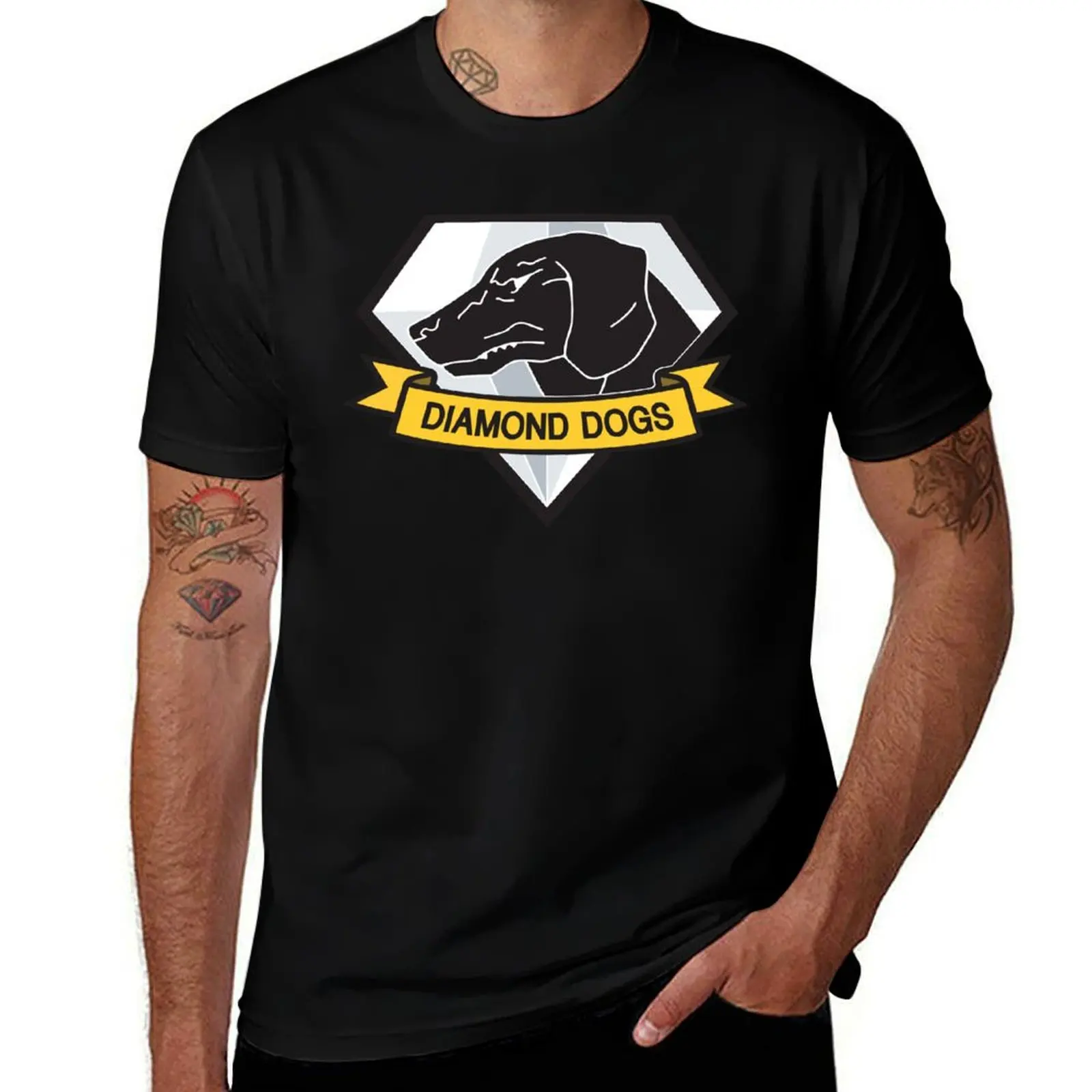 Diamond Dogs (MGSV) T-Shirt t shirt for man man t shirt heavy cotton man t shirts graphic T-shirt
Diamond Dogs (MGSV) T-Shirt t shirt for man man t shirt heavy cotton man t shirts graphic T-shirt