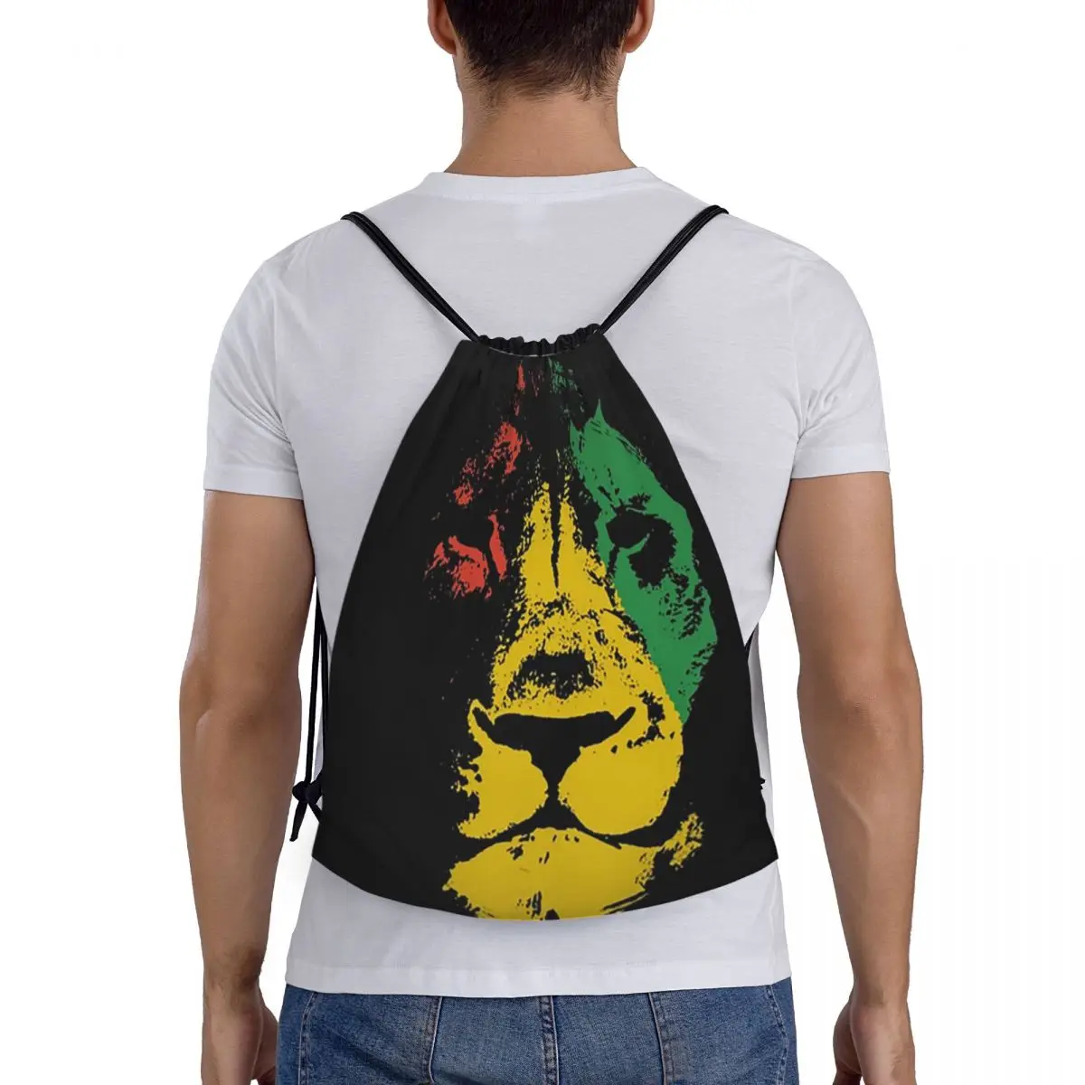 Rastafarian Flag Lion Backpacks Multi-function Drawstring Bags Storage Bag Book Bags for Travel Students
Rastafarian Flag Lion Backpacks Multi-function Drawstring Bags Storage Bag Book Bags for Travel Students