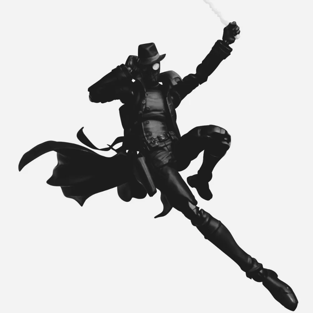 17cm Marvel SV Action Spider Man Noir Into The Spider-verse Shadow Spider Man Anime Doll Handmade Action Figures Model Gift
17cm Marvel SV Action Spider Man Noir Into The Spider-verse Shadow Spider Man Anime Doll Handmade Action Figures Model Gift