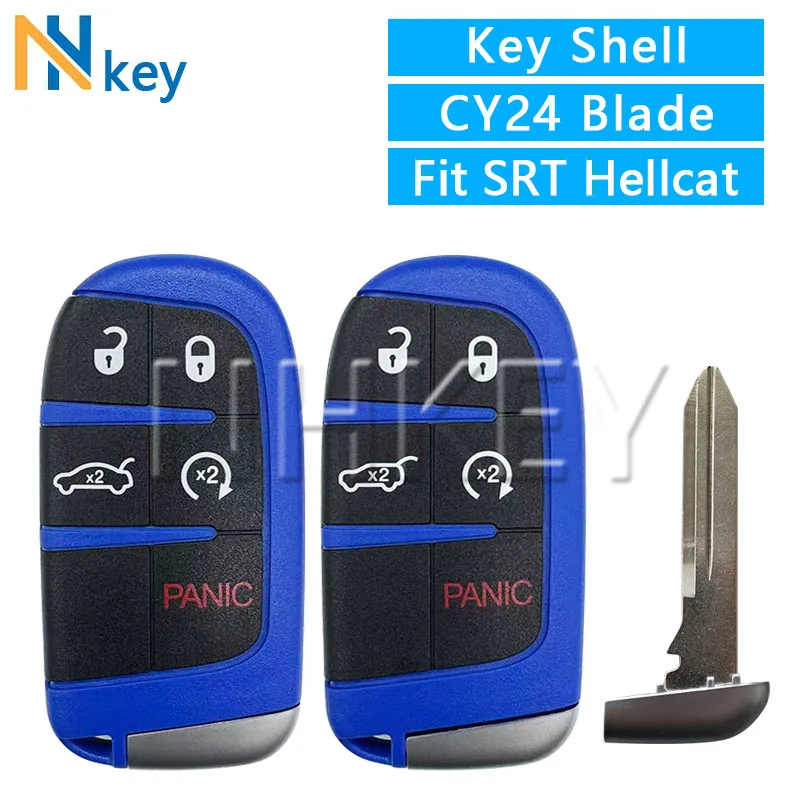 NH KEY CY24 Blade Fit For Hellcat SRT For Dart 1500 Dart Challenger Charger 300 Remote Car Key Shell 5 Buttons
NH KEY CY24 Blade Fit For Hellcat SRT For Dart 1500 Dart Challenger Charger 300 Remote Car Key Shell 5 Buttons