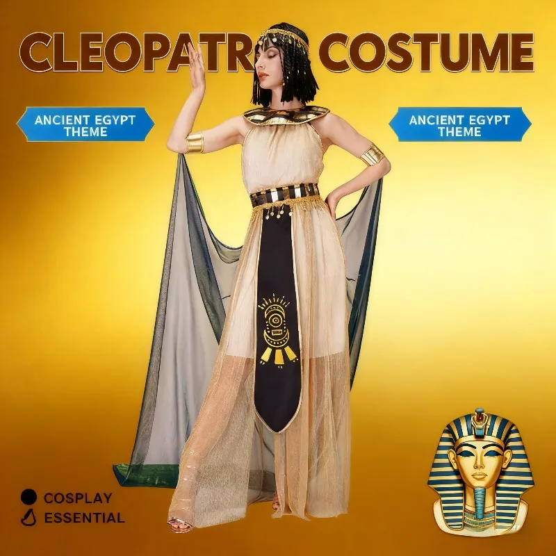 Costumes Accessories Timeless Egyptian Queen Cleopatra Costume - Luxury Gold Pharaoh Gown for Halloween
Costumes Accessories Timeless Egyptian Queen Cleopatra Costume - Luxury Gold Pharaoh Gown for Halloween