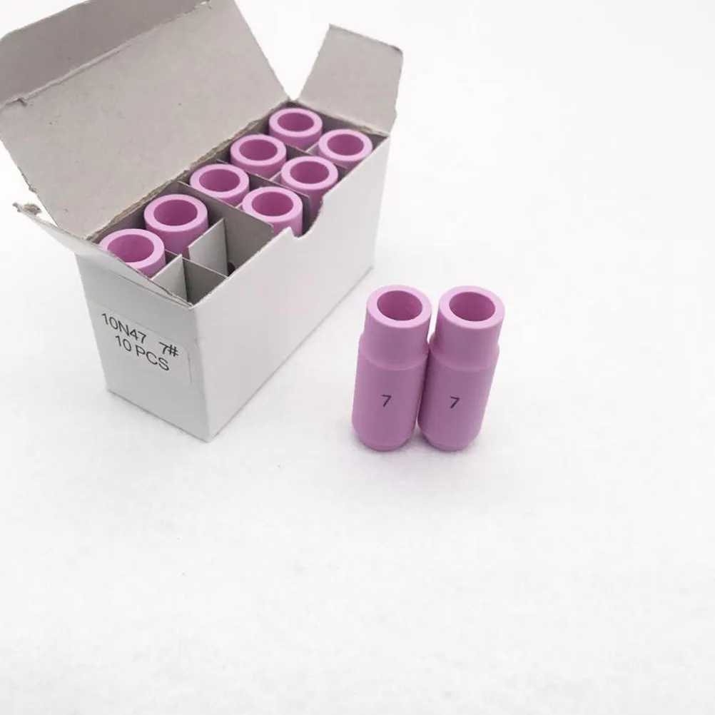10Pcs Argon Arc Welding Nozzles Ceramic Lowest Burn-Loss Rate Compatible for Wp17 Wp18 Wp26 Tig Welding Nozzle Professional
10Pcs Argon Arc Welding Nozzles Ceramic Lowest Burn-Loss Rate Compatible for Wp17 Wp18 Wp26 Tig Welding Nozzle Professional