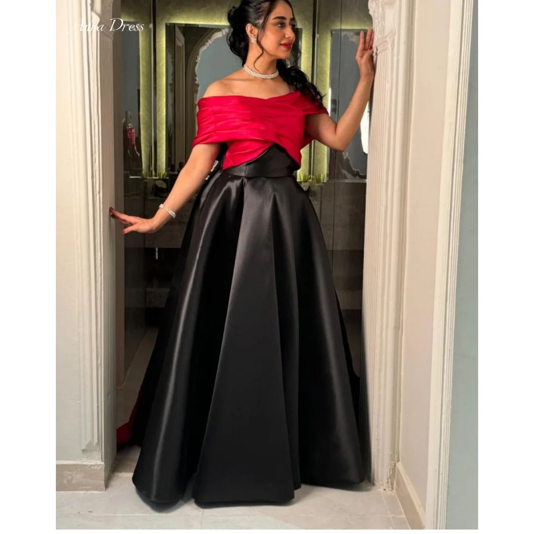 Anna Satin Evening Dresses Women Elegant Womens Party Dresses for Special Occasions Off the Shoulders Black Custom Made Line A
Anna Satin Evening Dresses Women Elegant Womens Party Dresses for Special Occasions Off the Shoulders Black Custom Made Line A