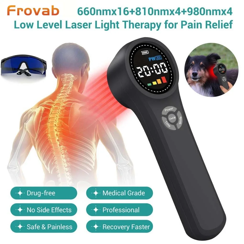 Портативный аппарат холодного лазера Frovab с длиной волны 660 нм, 810 нм, 980 нм для лечения боли, ишиаса, разрыва мышц и восстановления после травм у животных
Портативный аппарат холодного лазера Frovab с длиной волны 660 нм, 810 нм, 980 нм для лечения боли, ишиаса, разрыва мышц и восстановления после травм у животных