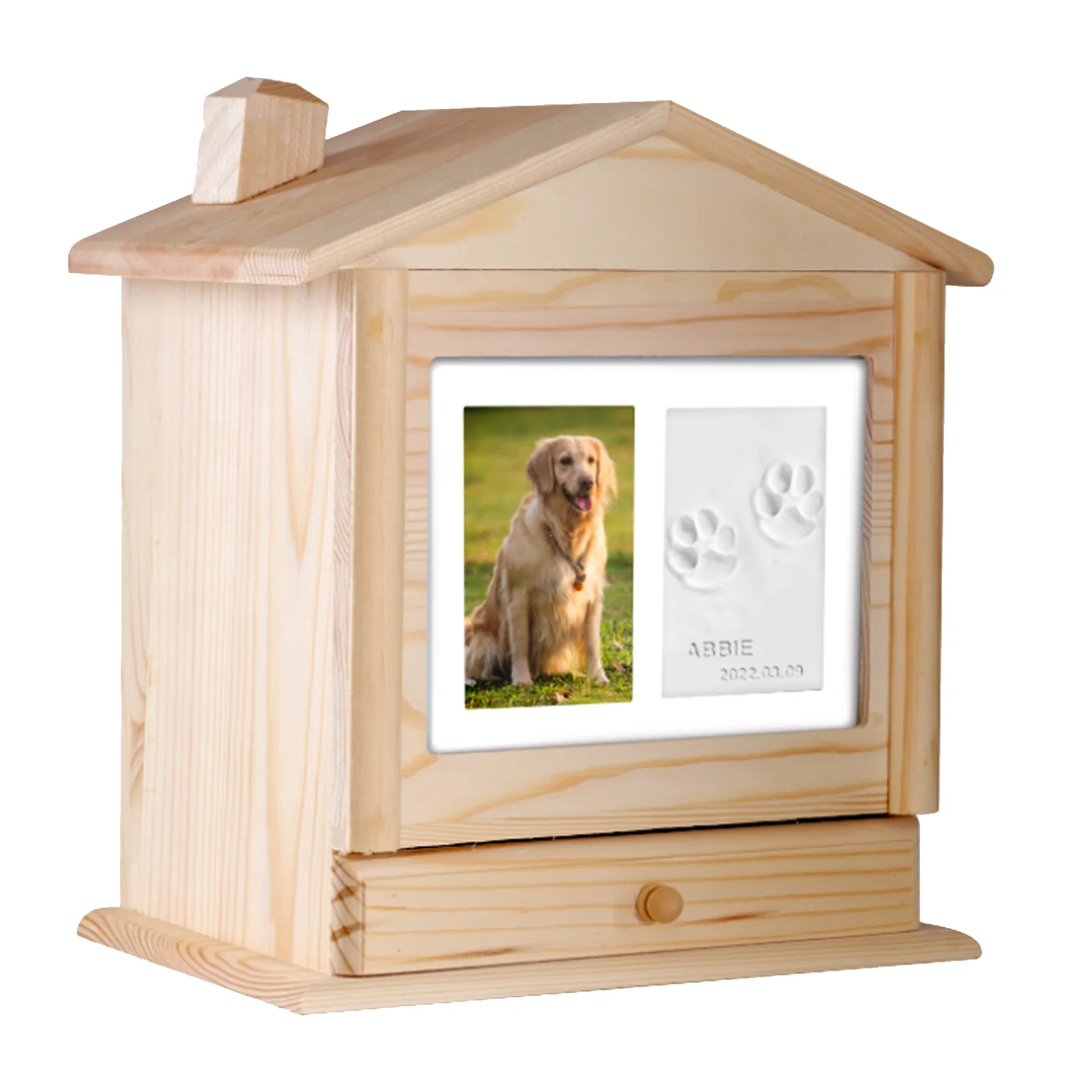 Durable Custom Memorial Coffin Dog Cat Coffin Box Pet House Wooden Large Size Ashes Urn 
Durable Custom Memorial Coffin Dog Cat Coffin Box Pet House Wooden Large Size Ashes Urn
