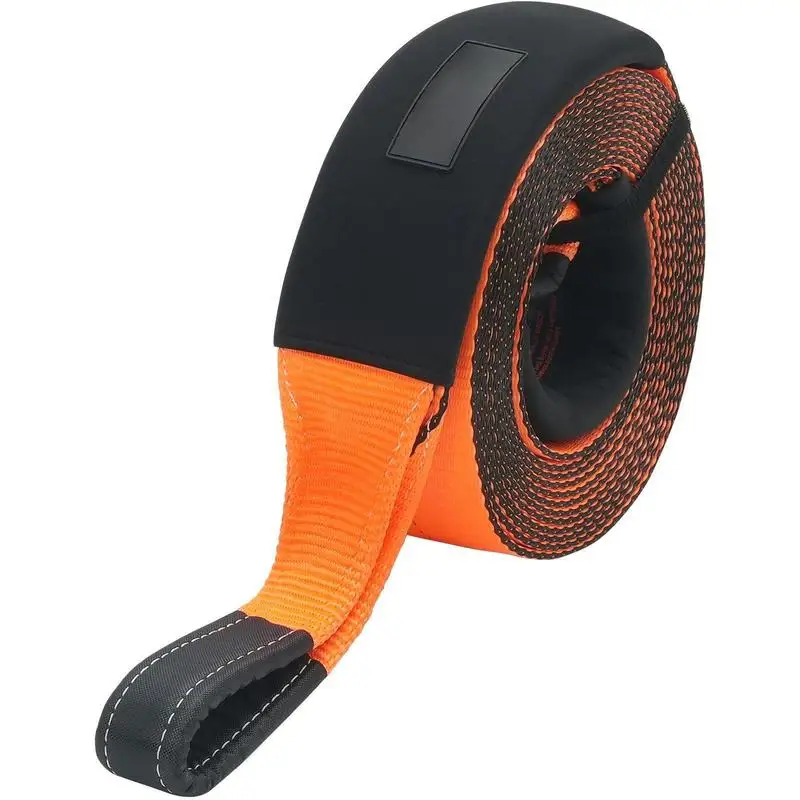 Recovery Tow Strap 4" x 30', 46,500 lbs Break Strength, Triple Reinforced Loop Straps, Tree Saver, Off Road Towing and Recovery, Extreme Weather Resistance, Protective Sleeves & Storage Bag
Recovery Tow Strap 4" x 30', 46,500 lbs Break Strength, Triple Reinforced Loop Straps, Tree Saver, Off Road Towing and Recovery, Extreme Weather Resistance, Protective Sleeves & Storage Bag