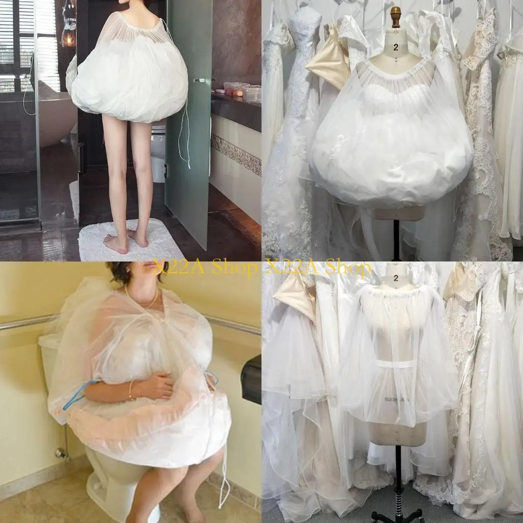 Unique Toilet Petticoat for Bridal Wedding Dress Underskirt Save Your Dress from Toilet
Unique Toilet Petticoat for Bridal Wedding Dress Underskirt Save Your Dress from Toilet