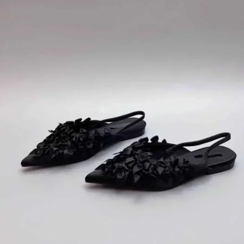 Women's Slippers 2024 Autumn High-quality Women's Sandals Pointed Solid Bow Low Heel Outdoor Casual Daily Sandals for Women
Women's Slippers 2024 Autumn High-quality Women's Sandals Pointed Solid Bow Low Heel Outdoor Casual Daily Sandals for Women