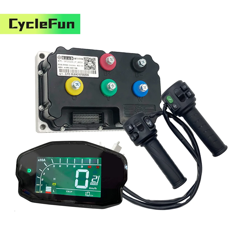 Fardriver ND72300 100A 3KW-4KW Синусоидальный контроллер двигателя с дисплеем DKD и дроссельной заслонкой T08 для электрических скутеров, мотоциклов
Fardriver ND72300 100A 3KW-4KW Синусоидальный контроллер двигателя с дисплеем DKD и дроссельной заслонкой T08 для электрических скутеров, мотоциклов