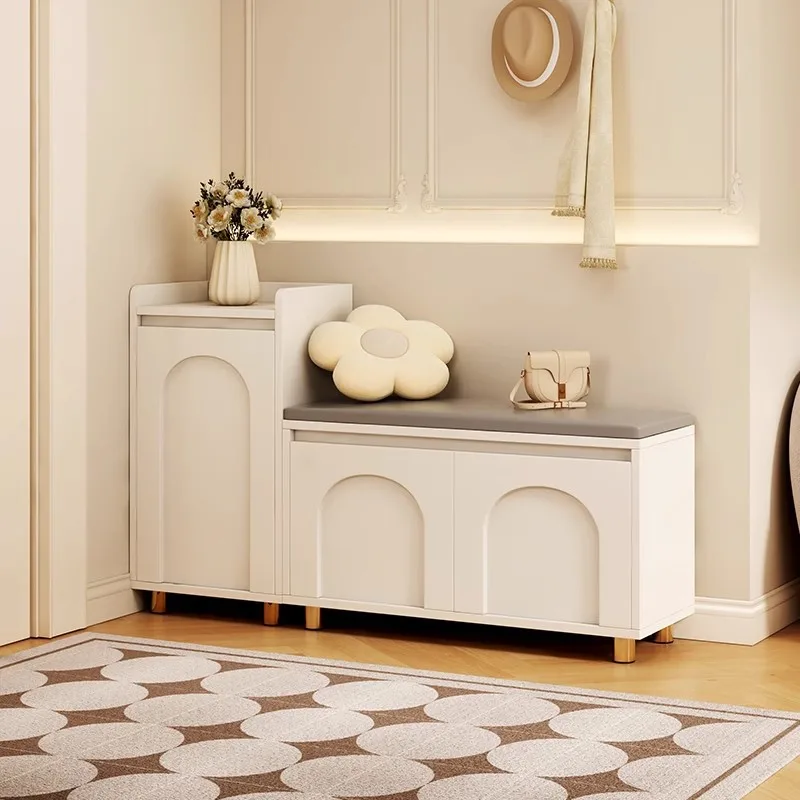 Home shoe change stool cream wind door household can sit shoe cabinet seat stool integrated shoe rack can be stored in the
Home shoe change stool cream wind door household can sit shoe cabinet seat stool integrated shoe rack can be stored in the
