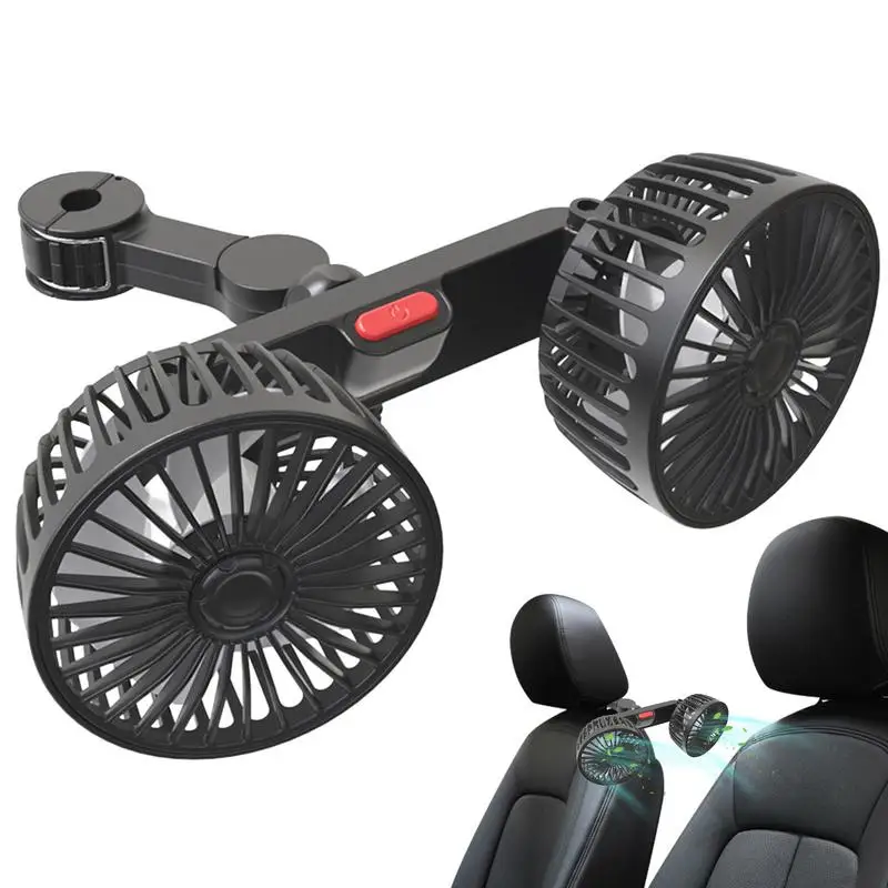 Car Fan 3-speed Car Seat Back Cooling Fan USB Charge Dual Head Fan 360 Degree Rotation Neck Cooler for Summer Car Accessories
Car Fan 3-speed Car Seat Back Cooling Fan USB Charge Dual Head Fan 360 Degree Rotation Neck Cooler for Summer Car Accessories