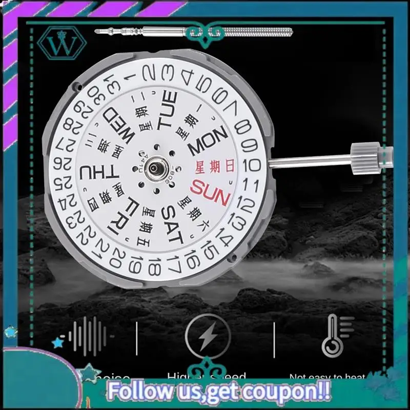 Upgraded GM02 Quartz Movement Dual Calendar 3Pin Digital Watch Movement Week Calendar Watch Parts
Upgraded GM02 Quartz Movement Dual Calendar 3Pin Digital Watch Movement Week Calendar Watch Parts