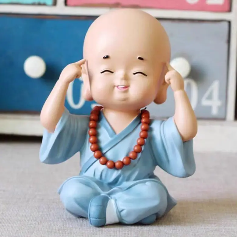 Home Decor Desktop ornaments Chinese style gifts Zen fun Shaolin meditation cute little monk knocking on wooden fish Zen gifts
Home Decor Desktop ornaments Chinese style gifts Zen fun Shaolin meditation cute little monk knocking on wooden fish Zen gifts