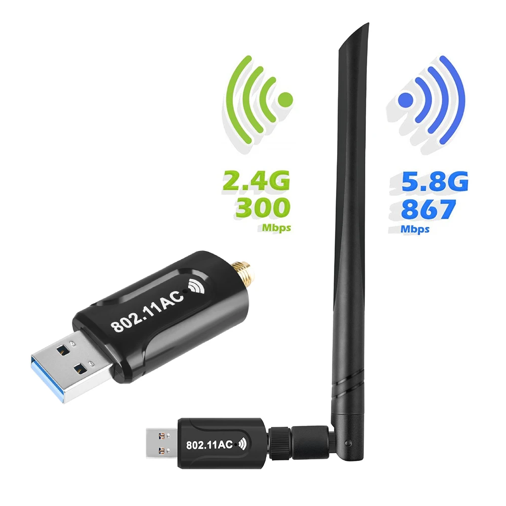 Беспроводной USB-адаптер, Wi-Fi-приемник, двухдиапазонная сетевая карта 2,4G/5,8G, 1300 Мбит/с, сетевой адаптер для ПК, компьютера, поддержка Windows 10 Mac
Беспроводной USB-адаптер, Wi-Fi-приемник, двухдиапазонная сетевая карта 2,4G/5,8G, 1300 Мбит/с, сетевой адаптер для ПК, компьютера, поддержка Windows 10 Mac