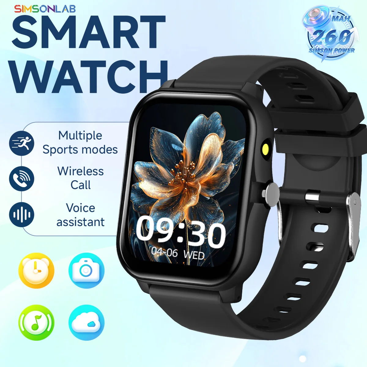 New Smart Watch with 1.83''HD Screen Remote Photography Bluetooth Voice Call Multi-Dial Sports Fitness Tracker for Man Women
New Smart Watch with 1.83''HD Screen Remote Photography Bluetooth Voice Call Multi-Dial Sports Fitness Tracker for Man Women