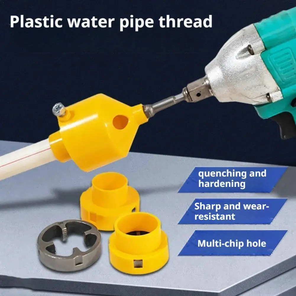 Water Pipe Threader PVC Pipe Threader Kit Pipe Round Die 4 Points 6 Points Water Pipe Threader Kit Hand Tools Accessories
Water Pipe Threader PVC Pipe Threader Kit Pipe Round Die 4 Points 6 Points Water Pipe Threader Kit Hand Tools Accessories