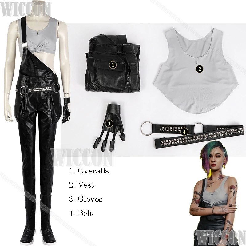 Alvarez Cyber2077 Punk Jude Judy Cosplay Cosplay Clothes Wig Game Roleplay Women Full set Sexy Pants Shoes Halloween Carnival
Alvarez Cyber2077 Punk Jude Judy Cosplay Cosplay Clothes Wig Game Roleplay Women Full set Sexy Pants Shoes Halloween Carnival