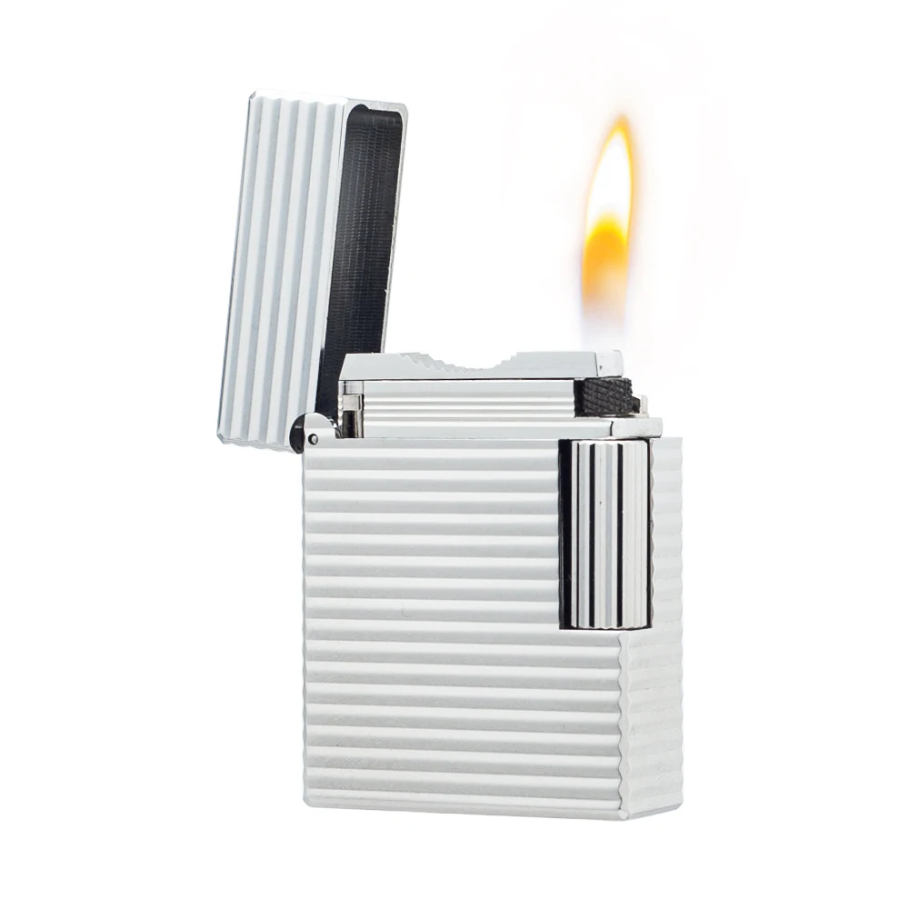 brand L1 gas lighter and cigarette accessories, 1 Horizontal Line Square Side lighter including a set of custom accessories.
brand L1 gas lighter and cigarette accessories, 1 Horizontal Line Square Side lighter including a set of custom accessories.