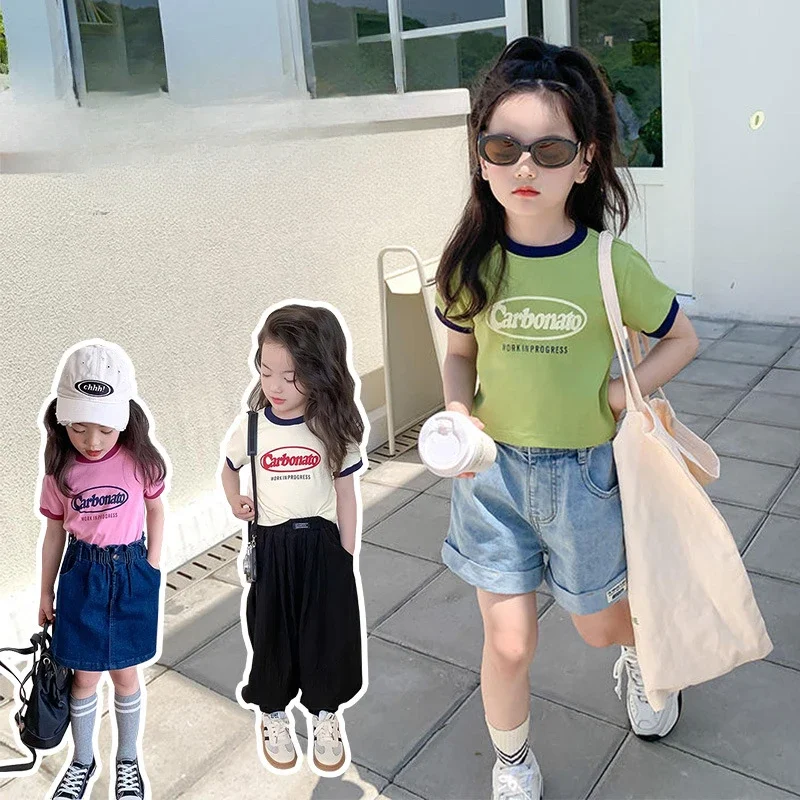 2024 New Summer Kids Clothes Streetwear Print Cartoon T Shirt Tops Tees Children Boys Girls Clothes Short Sleeve O-Neck T Shirts
2024 New Summer Kids Clothes Streetwear Print Cartoon T Shirt Tops Tees Children Boys Girls Clothes Short Sleeve O-Neck T Shirts
