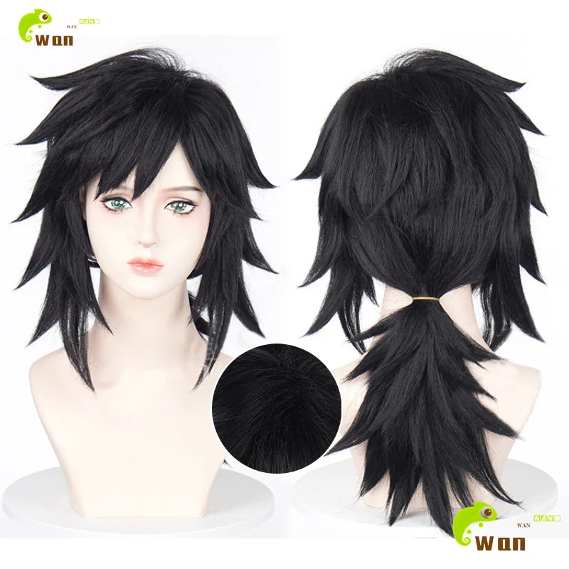 Anime Tomioka Giyuu Cosplay Wig 40cm Long Black Fluffy Wigs Heat Resistant Synthetic Hair Halloween Party Wigs + Wig Cap
Anime Tomioka Giyuu Cosplay Wig 40cm Long Black Fluffy Wigs Heat Resistant Synthetic Hair Halloween Party Wigs + Wig Cap