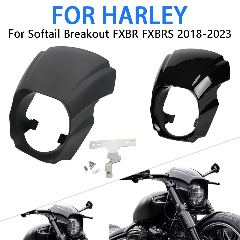 Motorcycle Black Headlight Fairing Cover Fit For Harley Softail Breakout FXBR FXBRS 2018 - 2023 Aggressor Style Front Cowl Mask
Motorcycle Black Headlight Fairing Cover Fit For Harley Softail Breakout FXBR FXBRS 2018 - 2023 Aggressor Style Front Cowl Mask