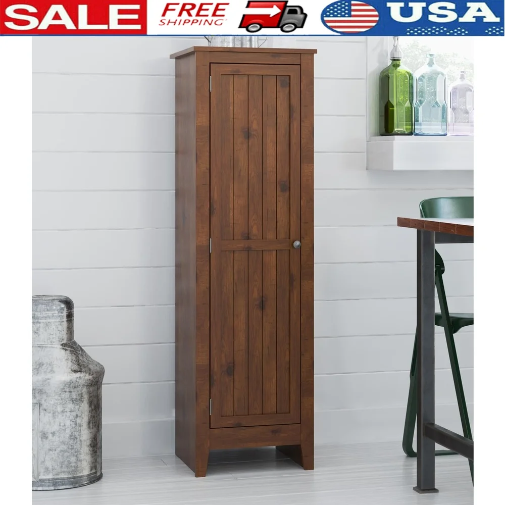 Milford Single Door Storage Cabinet Indoor Pantry Organization Adjustable Shelves Durable Engineered Wood Freestanding Assembly
Milford Single Door Storage Cabinet Indoor Pantry Organization Adjustable Shelves Durable Engineered Wood Freestanding Assembly
