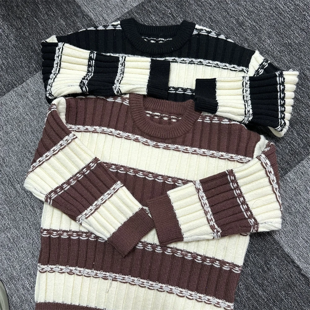 New Kids Teenagers Girls Boys Sweater Autumn Winter Full Sleeve Vintage Stripes Pullover Sweater Toddler Children Knit Sweater
New Kids Teenagers Girls Boys Sweater Autumn Winter Full Sleeve Vintage Stripes Pullover Sweater Toddler Children Knit Sweater