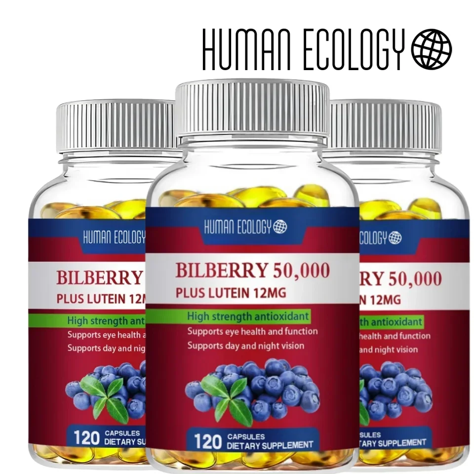 Human Ecology Bilberry Supplement Capsule Promotes Eye Health and Supports Healthy Vision 120 Capsules
Human Ecology Bilberry Supplement Capsule Promotes Eye Health and Supports Healthy Vision 120 Capsules