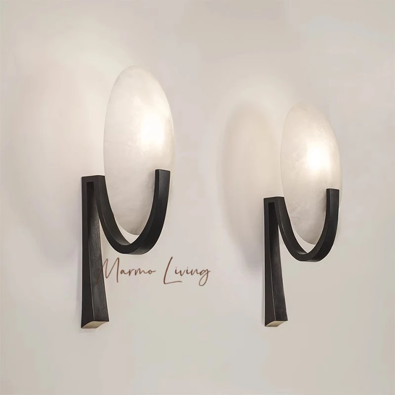 Nordic creative personality natural marble wall lamp designer villa high-end hotel living room study bedroom wall lamp
Nordic creative personality natural marble wall lamp designer villa high-end hotel living room study bedroom wall lamp